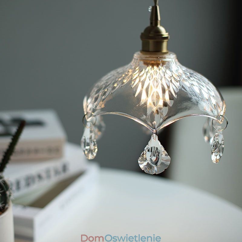 Nowoczesna minimalistyczna szklana lampa wisząca pojedyncza lampa wisząca