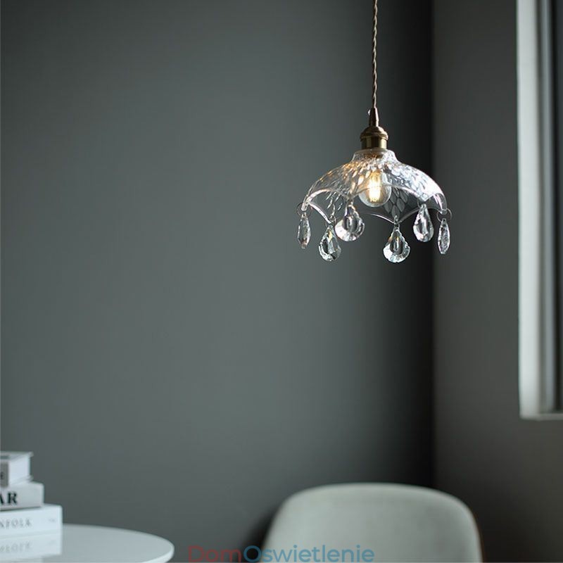 Nowoczesna minimalistyczna szklana lampa wisząca pojedyncza lampa wisząca