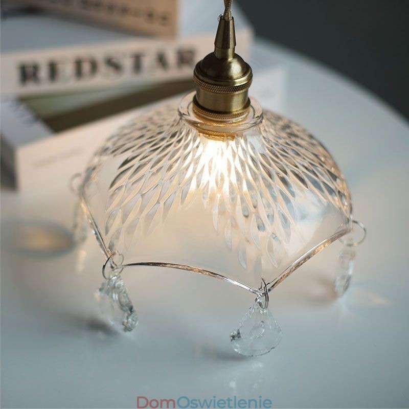 Nowoczesna minimalistyczna szklana lampa wisząca pojedyncza lampa wisząca