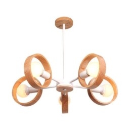 Nordic Unique Drewniana lampa wisząca