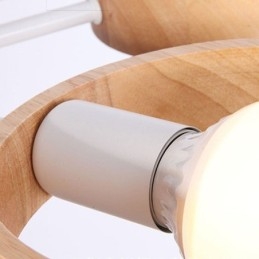 Nordic Unique Drewniana lampa wisząca