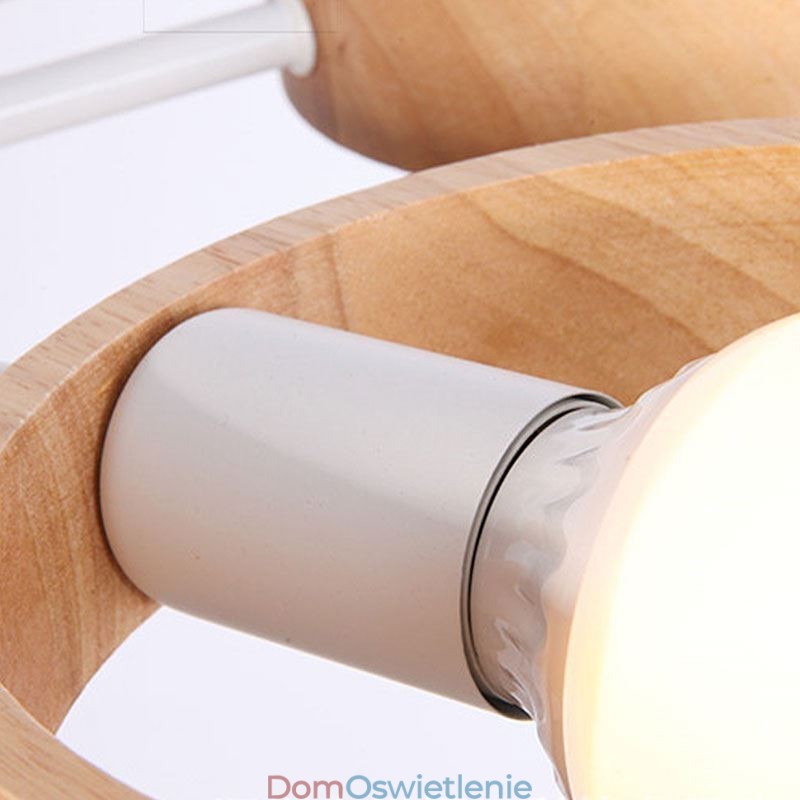 Nordic Unique Drewniana lampa wisząca