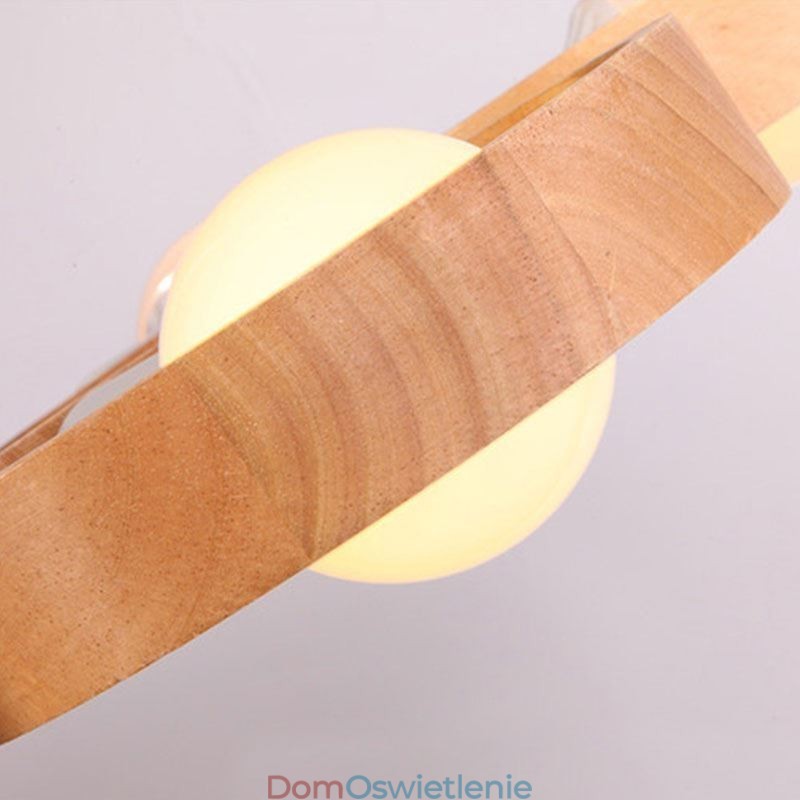 Nordic Unique Drewniana lampa wisząca