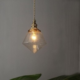 1 Światło Diamentowe Szklane Wiszące Światło Bubble Glass Lampa Oprawa