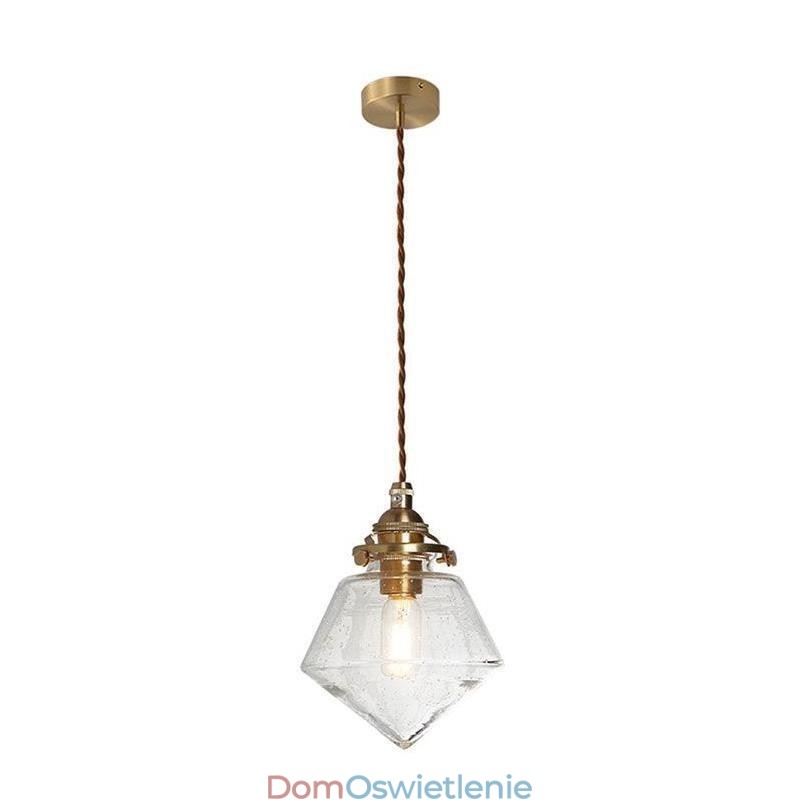 1 Światło Diamentowe Szklane Wiszące Światło Bubble Glass Lampa Oprawa
