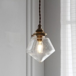 1 Światło Diamentowe Szklane Wiszące Światło Bubble Glass Lampa Oprawa