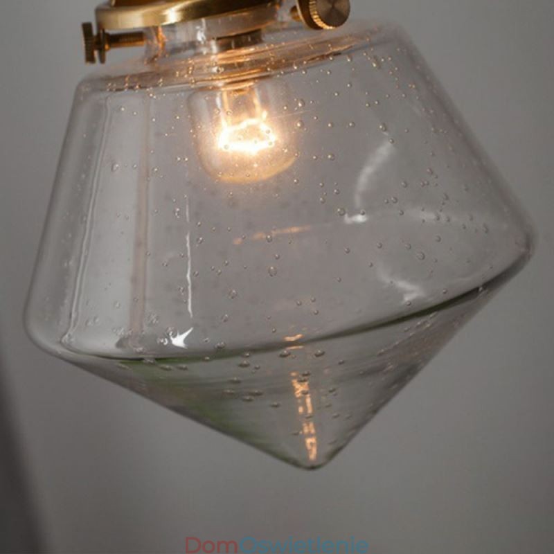 1 Światło Diamentowe Szklane Wiszące Światło Bubble Glass Lampa Oprawa