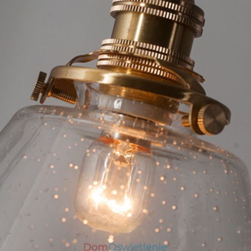 1 Światło Diamentowe Szklane Wiszące Światło Bubble Glass Lampa Oprawa