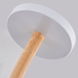 Nordic Macaron Wisząca lampa Kreatywny żyrandol z drewna