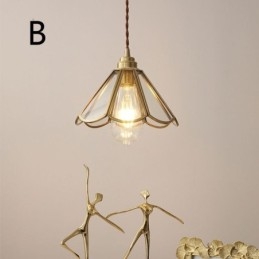 Miniaturowa szklana lampa wisząca Nowoczesna prosta szklana lampa sufitowa