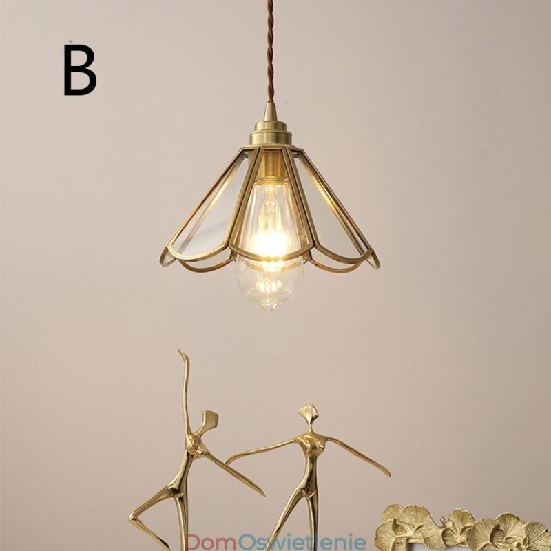 Miniaturowa szklana lampa wisząca Nowoczesna prosta szklana lampa sufitowa
