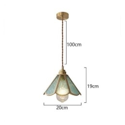 Miniaturowa szklana lampa wisząca Nowoczesna prosta szklana lampa sufitowa