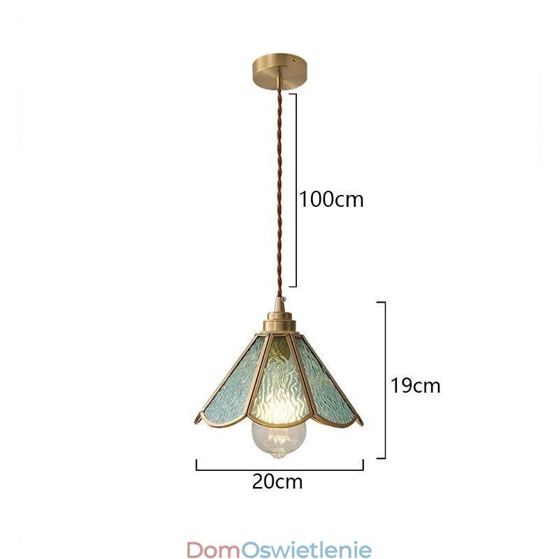Miniaturowa szklana lampa wisząca Nowoczesna prosta szklana lampa sufitowa