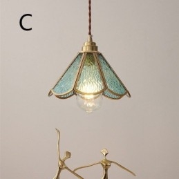 Miniaturowa szklana lampa wisząca Nowoczesna prosta szklana lampa sufitowa