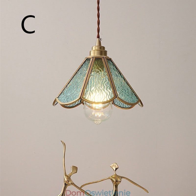Miniaturowa szklana lampa wisząca Nowoczesna prosta szklana lampa sufitowa