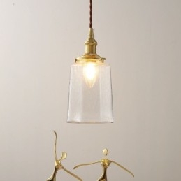 Nowoczesna minimalistyczna szklana lampa wisząca dekoracyjna lampa sufitowa