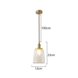 Nowoczesna minimalistyczna szklana lampa wisząca dekoracyjna lampa sufitowa