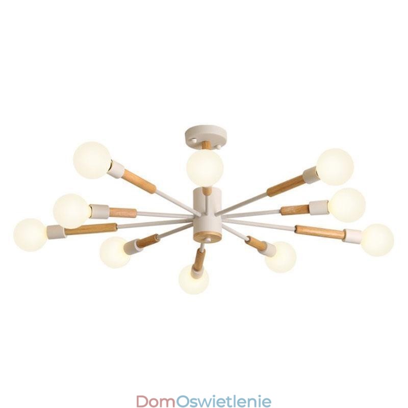 Nordic Wisząca lampa Kreatywna Magiczna fasola Kłoda Wisząca lampa