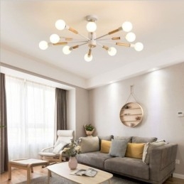 Nordic Wisząca lampa Kreatywna Magiczna fasola Kłoda Wisząca lampa