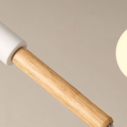 Nordic Wisząca lampa Kreatywna Magiczna fasola Kłoda Wisząca lampa