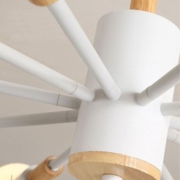 Nordic Wisząca lampa Kreatywna Magiczna fasola Kłoda Wisząca lampa