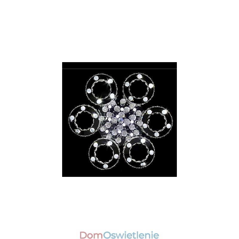 Nowoczesny współczesny kryształowy chromowany metalowy uchwyt ścienny