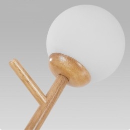 Drewniana lampa wisząca Nordic Creative