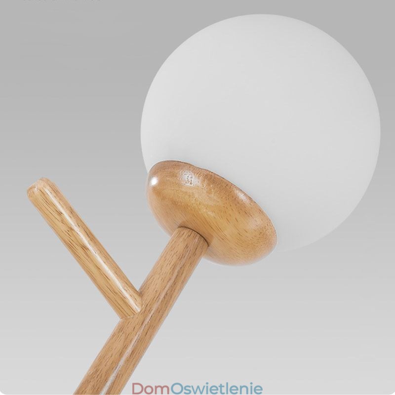 Drewniana lampa wisząca Nordic Creative