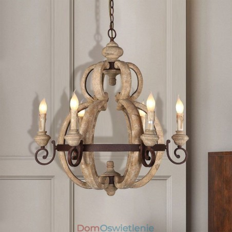 Drewniana lampa wisząca Nordic Retro lampa sufitowa Drewniana lampa wisząca Nordic Retro lampa sufitowa