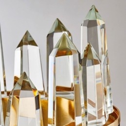 Współczesna kryształowa lampa wisząca Kryształowa lampa sufitowa