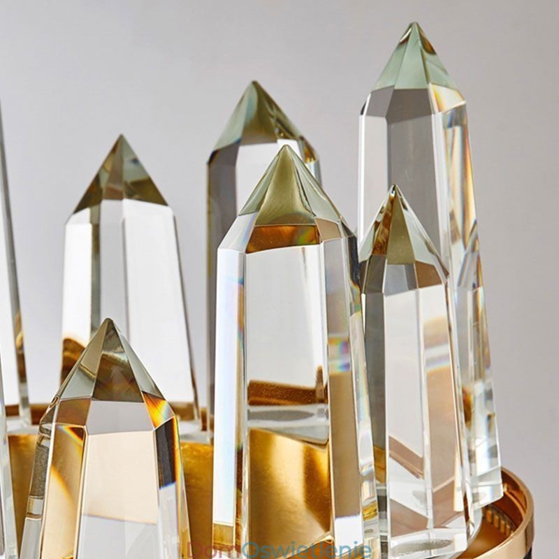 Współczesna kryształowa lampa wisząca Kryształowa lampa sufitowa