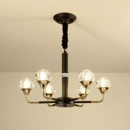 Nowoczesna kryształowa lampa wisząca Elegancki kryształowy żyrandol