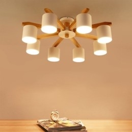 Nordic Log Lampa wisząca Macaron Light Fixting