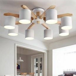 Nordic Log Lampa wisząca Macaron Light Fixting