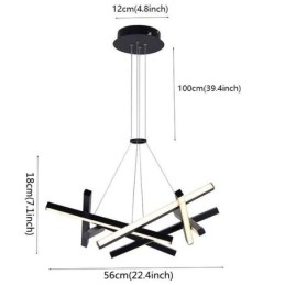 Nowoczesna prosta lampa wisząca z żelu krzemionkowego w kształcie gniazda ptaków