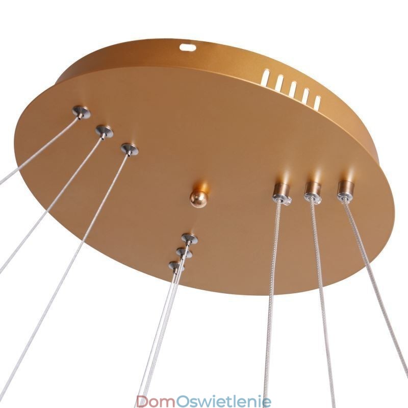 Nowoczesna lampa wisząca akrylowa 3 pierścienie lampa 80+60+40cm
