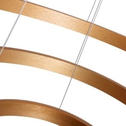 Nowoczesna lampa wisząca akrylowa 3 pierścienie lampa 80+60+40cm