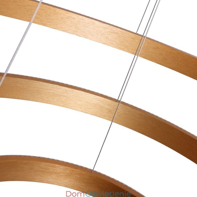 Nowoczesna lampa wisząca akrylowa 3 pierścienie lampa 80+60+40cm