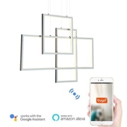 Lampa wisząca Nordic Lampa wisząca geometryczna kwadratowa