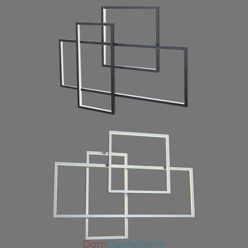 Lampa wisząca Nordic Lampa wisząca geometryczna kwadratowa