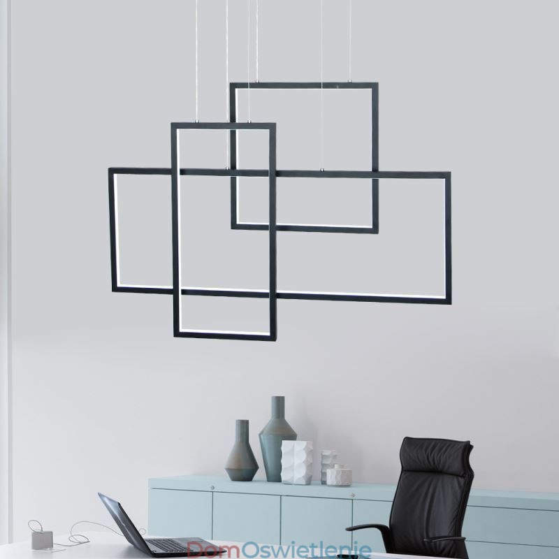 Lampa wisząca Nordic Lampa wisząca geometryczna kwadratowa