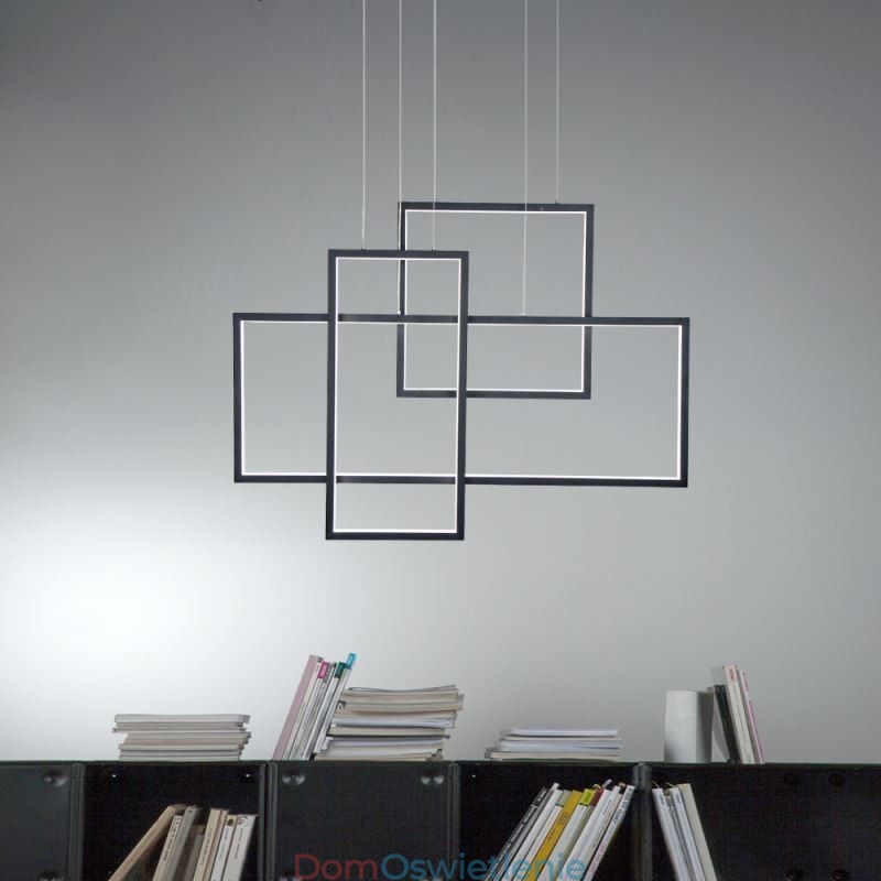 Lampa wisząca Nordic Lampa wisząca geometryczna kwadratowa