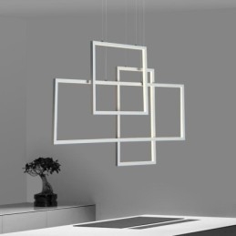 Lampa wisząca Nordic Lampa wisząca geometryczna kwadratowa
