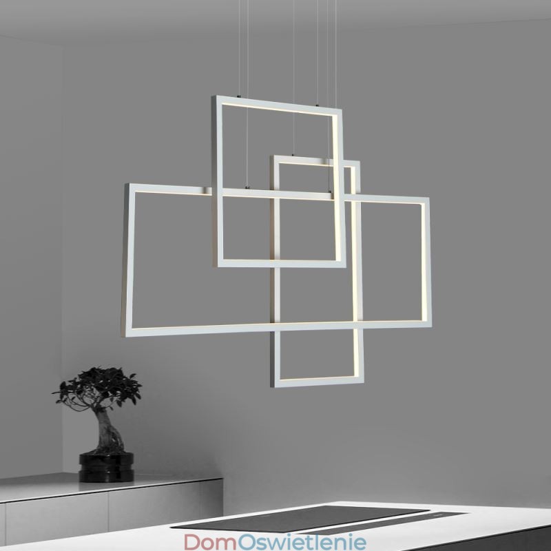 Lampa wisząca Nordic Lampa wisząca geometryczna kwadratowa