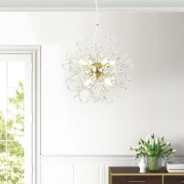 Wisząca lampa kryształowa Dandelion, elegancki żyrandol