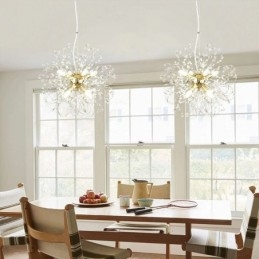 Wisząca lampa kryształowa Dandelion, elegancki żyrandol