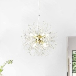 Wisząca lampa kryształowa Dandelion, elegancki żyrandol