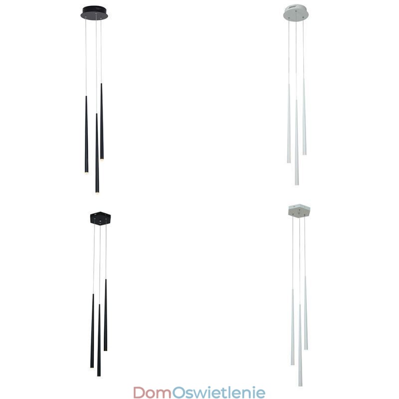 Nowoczesna prosta lampa wisząca w kształcie cylindra, lampa Meteor Rain