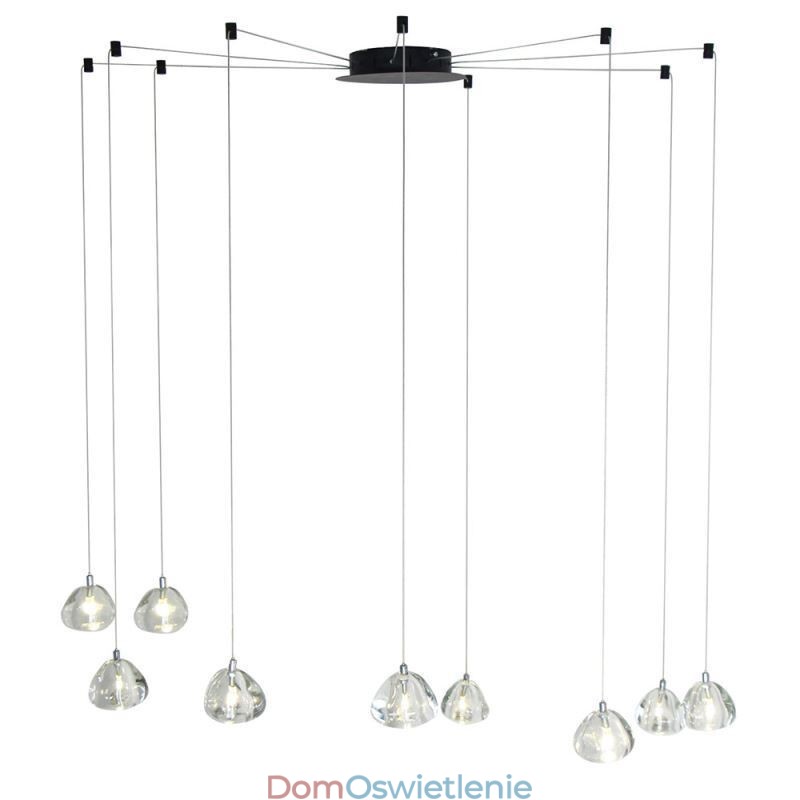 Nowoczesna lampa wisząca kryształowy żyrandol światło domowe lampa