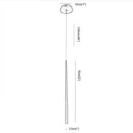 Współczesna lampa wisząca w kształcie cylindra Lampa Meteor Rain Lighting